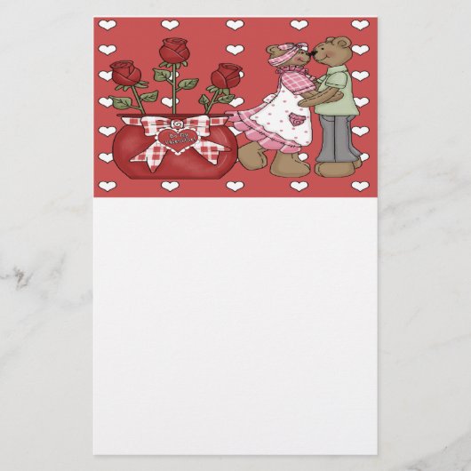 バレンタインだ！便箋 便箋 (正面)