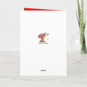 バレンタインつるの愛のまわりにで カード (裏面)