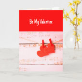 バレンタインつるの愛のまわりにで カード (黄色い花)