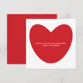 バレンタインでいい?かわいい赤いハートカスタム (正面/裏面)