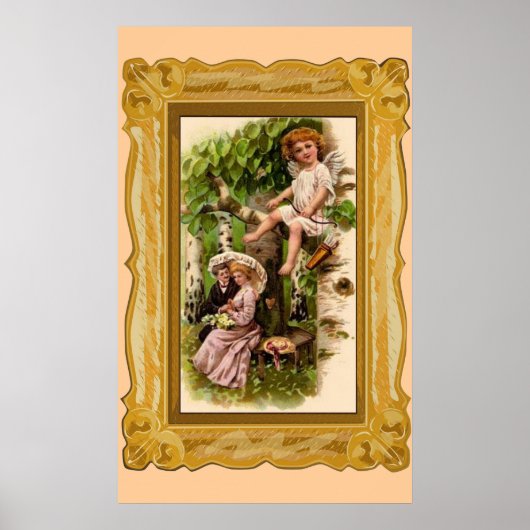 バレンタインとキューピッド ポスター (正面)