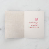 バレンタインと一緒に愛するバルーン カード (内部)