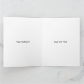 バレンタインにいかが？ハートがとろけるような赤いかわいい鳥 カード (内部)