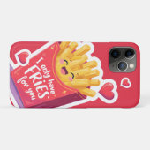 バレンタインにかわいいフレンチフライの駄洒落 Case-Mate iPhoneケース (裏面(横))