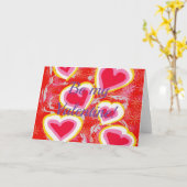 バレンタインにしてください カード (黄色い花)