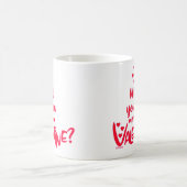 バレンタインにしてくれる？バレンタインデーのプレゼント コーヒーマグカップ (中央)