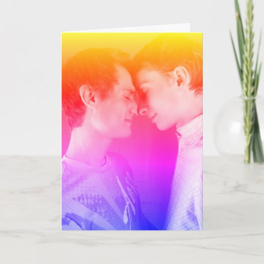 バレンタインになれ(ゲイ/バイセクシュアル) シーズンカード (正面)