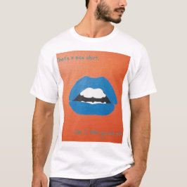 バレンタインにぴったりなおバカなセリフ Tシャツ