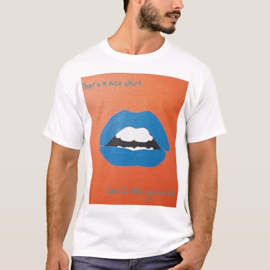 バレンタインにぴったりなおバカなセリフ Tシャツ (正面)