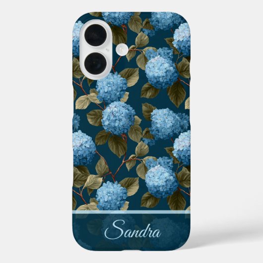 バレンタインにぴったりなアジサイの花のカスタムギフト Case-Mate iPhoneケース (裏面)