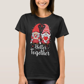 バレンタインにぴったりなノームカップル Tシャツ
