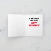 バレンタインにぴったりなユーモアたっぷりのペンギンのカード カード (内部)