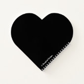 バレンタインにぴったりな美しい濃いピンクのバラの花束 ノートブック (裏面)