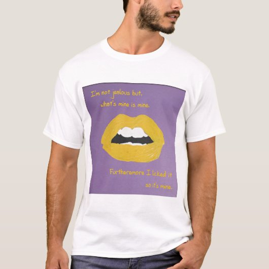 バレンタインにぴったりのチーズっぽいフレーズ Tシャツ (正面)