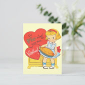 バレンタインにパイを焼く シーズンポストカード (スタンド正面)