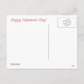 バレンタインにパイを焼く シーズンポストカード (裏面)