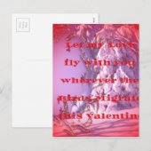 バレンタインに一緒に飛ぼう.png シーズンポストカード (正面/裏面)