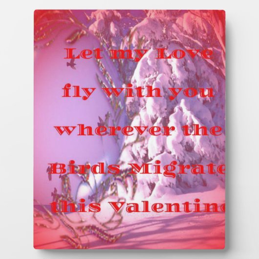 バレンタインに一緒に飛ぼう.png フォトプラーク (正面)
