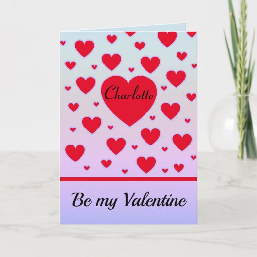 バレンタインに想いを伝えて カード (正面)