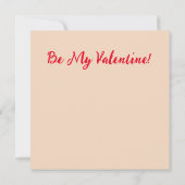 バレンタインに私を愛して　招待状 招待状 (裏面)