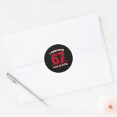 バレンタインに6+7のデートを67日間乗り切った件 ラウンドシール (封筒)