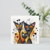 バレンタインねこ シーズンカード (スタンド正面)