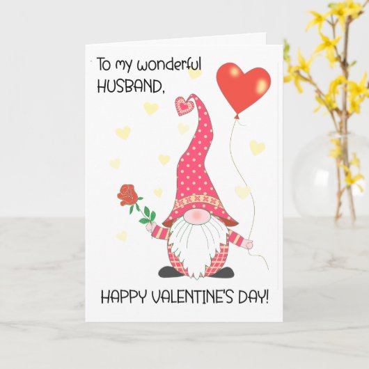 バレンタインのかわいい格言とレッドローズへ カード (黄色い花)