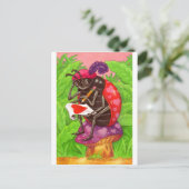 バレンタインのてんとう虫愛ノート シーズンポストカード (スタンド正面)