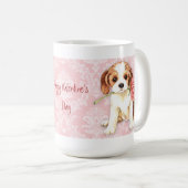 バレンタインのばら色の騎士 コーヒーマグカップ (正面右)