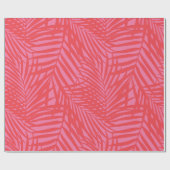 バレンタインのやし葉状体 ラッピングペーパー (フラット)