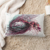 バレンタインのアクセントの枕 ランバークッション (ブランケット)