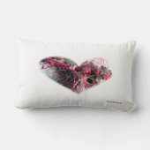 バレンタインのアクセントの枕 ランバークッション (裏面)