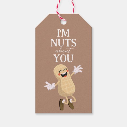 バレンタインのアニバーサリーユーモアについて ギフトタグ (正面)