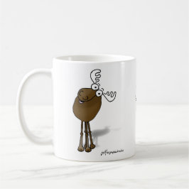 バレンタインのアメリカヘラジカのマグ コーヒーマグカップ