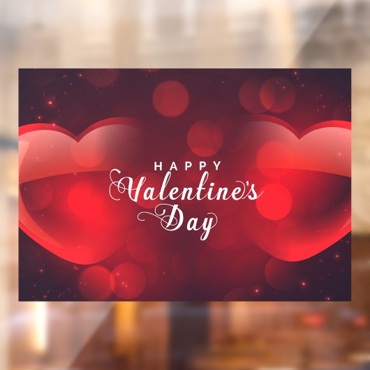 バレンタインのウィンドウの固定 ウィンドウサイン (シート2)