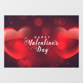 バレンタインのウィンドウの固定 ウィンドウサイン (シート)