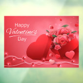 バレンタインのウィンドウの固定 ウィンドウサイン (シート3)