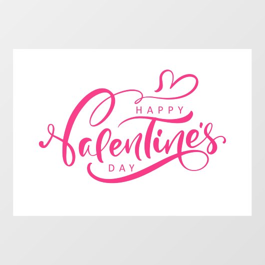 バレンタインのウィンドウの固定 ウィンドウサイン (シート)