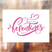 バレンタインのウィンドウの固定 ウィンドウサイン (シート2)