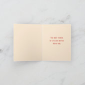 バレンタインのウサギのカップルになるかな ノートカード (内部)