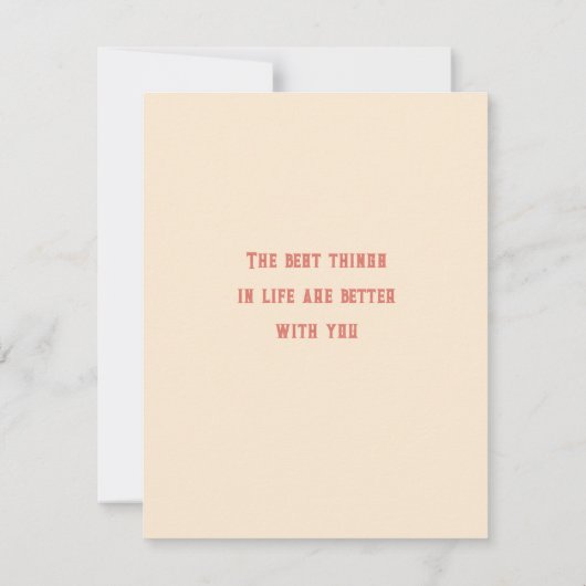 バレンタインのウサギのカップルになるかな ノートカード (裏面)