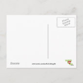 バレンタインのカエルの休日のグリーティングハガキ シーズンポストカード (裏面)