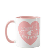バレンタインのカスタムコーヒーLOVERピンクハート矢印