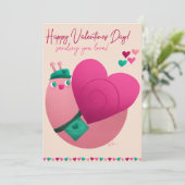 バレンタインのカタツムリ シーズンカード (スタンド正面)