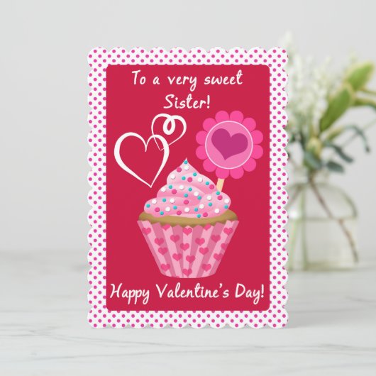 バレンタインのカップケーキのお姉さん (スタンド正面)