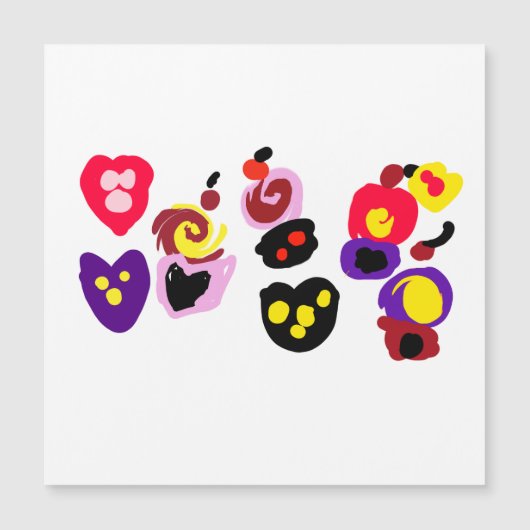 バレンタインのカップケーキ (正面)