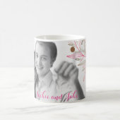 バレンタインのカップルの名前愛マグ コーヒーマグカップ (中央)