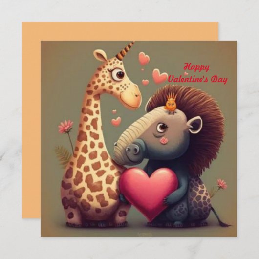 バレンタインのカバカスタムー (正面/裏面)