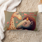 バレンタインのカバカスタムー ランバークッション (ブランケット)