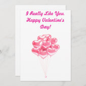 バレンタインのカードが好き シーズンカード (正面/裏面)